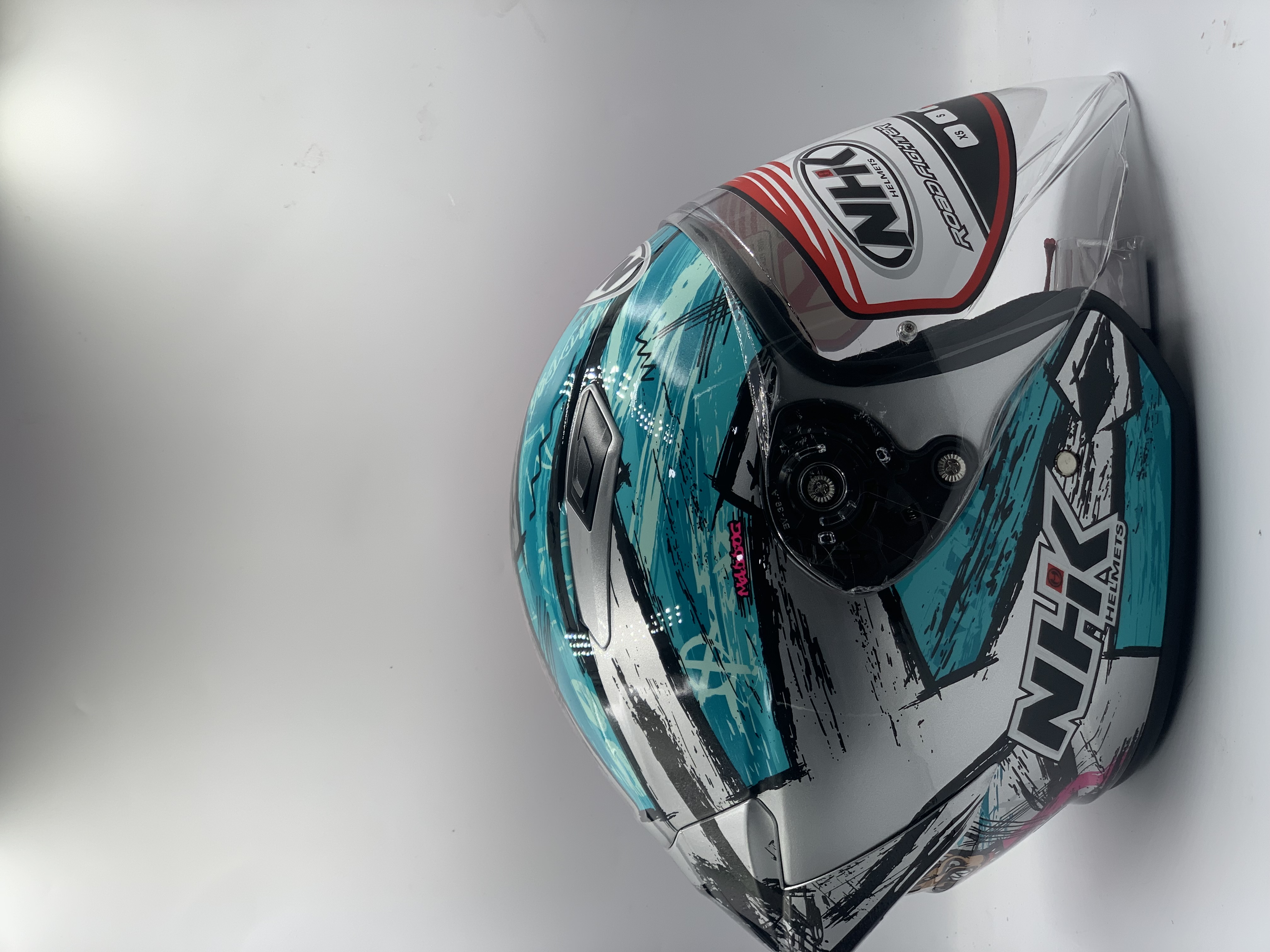 NHK Helmet S1GP S Archie Chrome Silver Glossy (ECE 22.06)